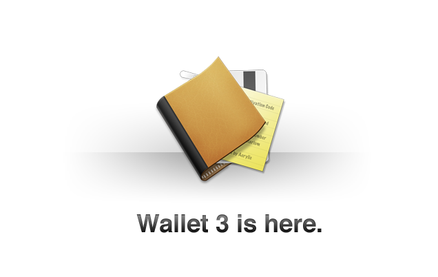 Wallet 2.7. Now ready for Leopard.